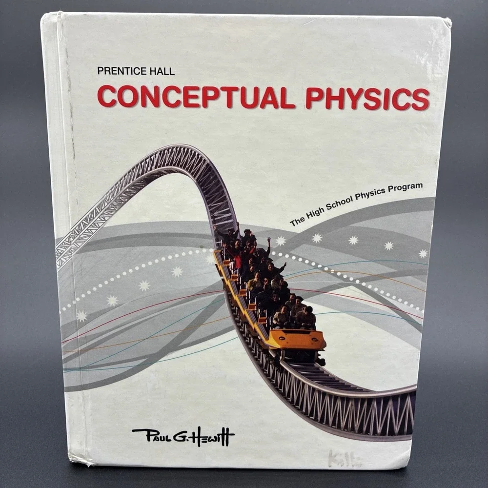 Prentice Hall Conceptual Physics Hardcover Paul G. Hewitt Textbook